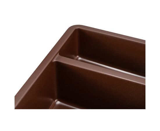 Мойка кухонная GRANADO Under top DOUBLE marron (gr3406), изображение 4