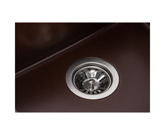 Мойка кухонная GRANADO Under top DOUBLE marron (gr3406), изображение 5