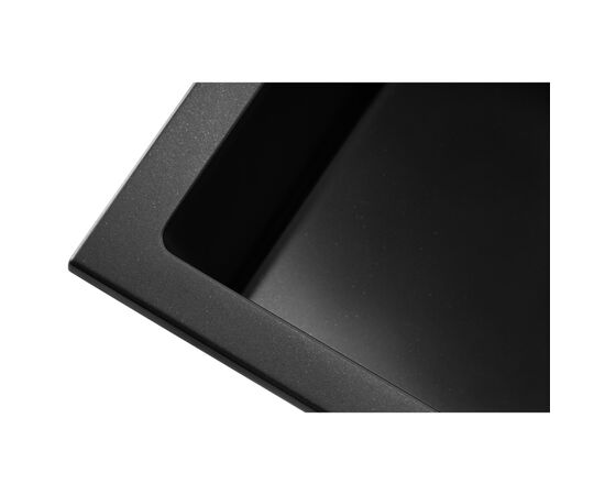 Мийка кухонна GRANADO Under top L black shine (gr3501), зображення 3