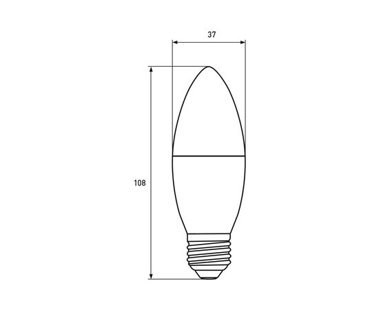 Лампочка Eurolamp ECO "Р" CL 10W 1000 lm E14 4000K (LED-CL-10144(P)), изображение 3 Лампочка Eurolamp ECO "Р" CL 10W 1000 lm E14 4000K (LED-CL-10144(P)), изображение 3