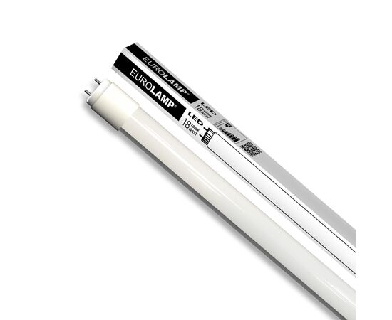 Лампочка Eurolamp Линейная светодиодная лампа EUROLAMP стекло 18W G13 (T8) 4000K 220V (LED-T8-18W/4000(скло)), зображення 2 Лампочка Eurolamp Линейная светодиодная лампа EUROLAMP стекло 18W G13 (T8) 4000K 220V (LED-T8-18W/4000(скло)), зображення 2