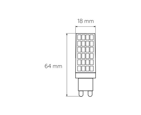 Лампочка Eurolamp LED G9 6W 600Lm 3000K (LED-G9-0630(220)), изображение 3 Лампочка Eurolamp LED G9 6W 600Lm 3000K (LED-G9-0630(220)), изображение 3