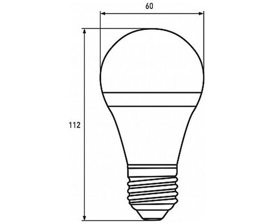 Лампочка Eurolamp LED А60 800 Lm E27 4000K 2шт (MLP-LED-A60-08274(Amber)new), изображение 3 Лампочка Eurolamp LED А60 800 Lm E27 4000K 2шт (MLP-LED-A60-08274(Amber)new), изображение 3