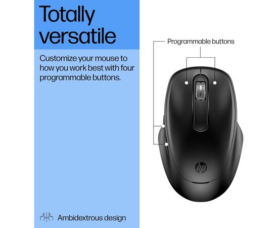Мышка HP 510 Ultra-Fast Rechargeable Wireless Black (9C2F6AA), изображение 5 Мышка HP 510 Ultra-Fast Rechargeable Wireless Black (9C2F6AA), изображение 5