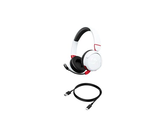 Наушники HyperX Cloud Mini Wireless White (7G8F2AA), изображение 6 Наушники HyperX Cloud Mini Wireless White (7G8F2AA), изображение 6