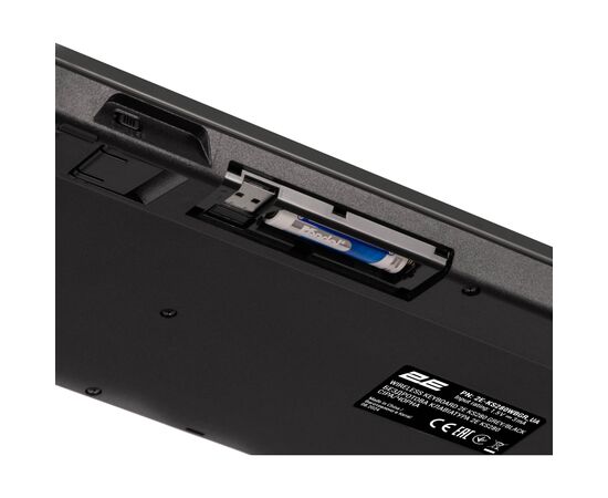 Клавиатура 2E KS280 Wireless/Bluetooth Black-Gray (2E-KS280WBGR_UA), изображение 4 Клавиатура 2E KS280 Wireless/Bluetooth Black-Gray (2E-KS280WBGR_UA), изображение 4