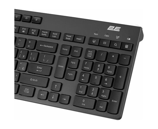 Клавиатура 2E KS280 Wireless/Bluetooth Black-Gray (2E-KS280WBGR_UA), изображение 5 Клавиатура 2E KS280 Wireless/Bluetooth Black-Gray (2E-KS280WBGR_UA), изображение 5