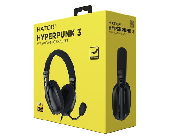 Наушники Hator Hyреrpunk 3 Hi-Res Black (ESH01), изображение 6 Наушники Hator Hyреrpunk 3 Hi-Res Black (ESH01), изображение 6
