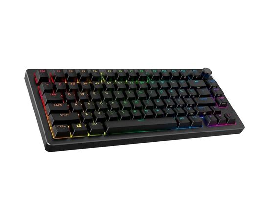 Клавиатура HyperX Alloy Rise 75 PBT HX Red Wireless UA Black (91Y91AA), изображение 2 Клавиатура HyperX Alloy Rise 75 PBT HX Red Wireless UA Black (91Y91AA), изображение 2