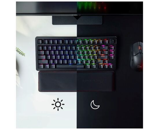Клавиатура HyperX Alloy Rise 75 PBT HX Red Wireless UA Black (91Y91AA), изображение 8 Клавиатура HyperX Alloy Rise 75 PBT HX Red Wireless UA Black (91Y91AA), изображение 8