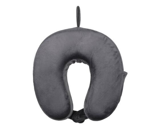 Туристическая подушка Wenger Memory Foam Travel Neck Pillow, сірий (611884), изображение 2 Туристическая подушка Wenger Memory Foam Travel Neck Pillow, сірий (611884), изображение 2