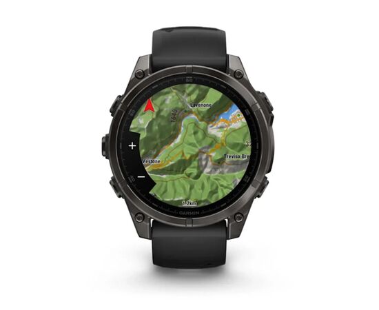 Смарт-часы Garmin fenix 8 47mm, AMOLED, Saph, CrbnGryTi/Blk, Blk/PebbleGryBnd, GPS (010-02904-21), изображение 11 Смарт-часы Garmin fenix 8 47mm, AMOLED, Saph, CrbnGryTi/Blk, Blk/PebbleGryBnd, GPS (010-02904-21), изображение 11