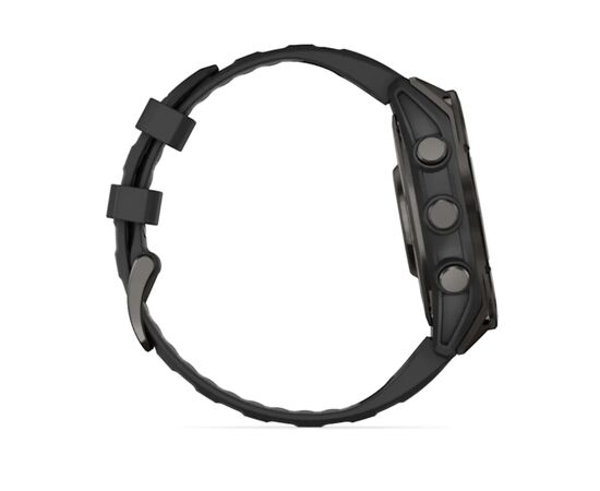Смарт-часы Garmin fenix 8 47mm, AMOLED, Saph, CrbnGryTi/Blk, Blk/PebbleGryBnd, GPS (010-02904-21), изображение 4 Смарт-часы Garmin fenix 8 47mm, AMOLED, Saph, CrbnGryTi/Blk, Blk/PebbleGryBnd, GPS (010-02904-21), изображение 4