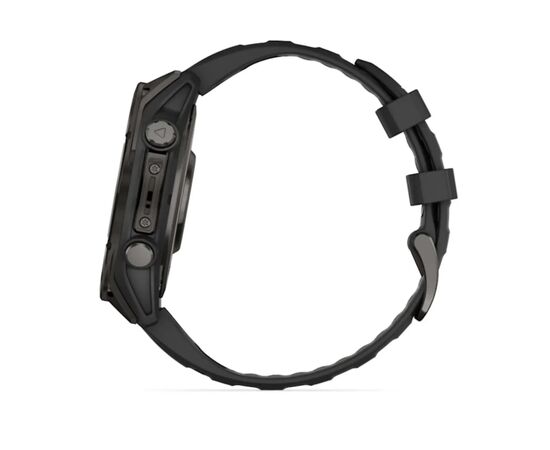 Смарт-часы Garmin fenix 8 47mm, AMOLED, Saph, CrbnGryTi/Blk, Blk/PebbleGryBnd, GPS (010-02904-21), изображение 5 Смарт-часы Garmin fenix 8 47mm, AMOLED, Saph, CrbnGryTi/Blk, Blk/PebbleGryBnd, GPS (010-02904-21), изображение 5