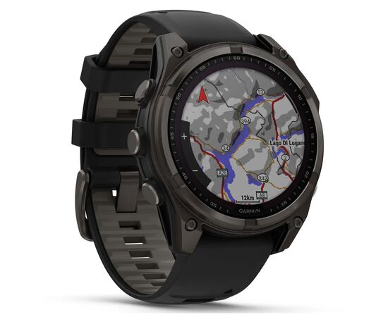 Смарт-часы Garmin fenix 8 47mm,Saph Solar,CrbnGry Ti/Blk,Blk/PblGryBnd (010-02906-11), изображение 3 Смарт-часы Garmin fenix 8 47mm,Saph Solar,CrbnGry Ti/Blk,Blk/PblGryBnd (010-02906-11), изображение 3