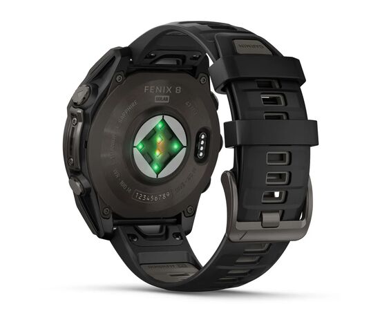 Смарт-часы Garmin fenix 8 47mm,Saph Solar,CrbnGry Ti/Blk,Blk/PblGryBnd (010-02906-11), изображение 6 Смарт-часы Garmin fenix 8 47mm,Saph Solar,CrbnGry Ti/Blk,Blk/PblGryBnd (010-02906-11), изображение 6