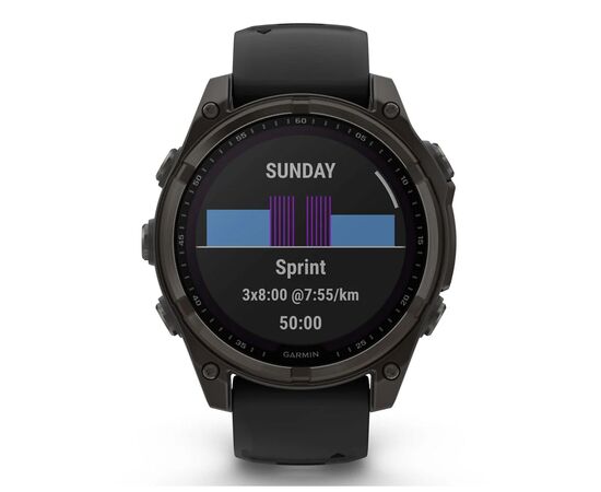 Смарт-часы Garmin fenix 8 47mm,Saph Solar,CrbnGry Ti/Blk,Blk/PblGryBnd (010-02906-11), изображение 9 Смарт-часы Garmin fenix 8 47mm,Saph Solar,CrbnGry Ti/Blk,Blk/PblGryBnd (010-02906-11), изображение 9
