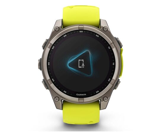 Смарт-часы Garmin fenix 8 47mm,Saph Solar, BareTi/Graphite,AmpYe/GrphBnd (010-02906-21), изображение 2 Смарт-часы Garmin fenix 8 47mm,Saph Solar, BareTi/Graphite,AmpYe/GrphBnd (010-02906-21), изображение 2