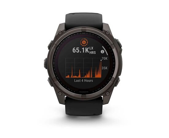 Смарт-часы Garmin fenix 8 51mm,Saph Solar,CrbnGry Ti/Blk,Blk/PblGryBnd (010-02907-11), изображение 2 Смарт-часы Garmin fenix 8 51mm,Saph Solar,CrbnGry Ti/Blk,Blk/PblGryBnd (010-02907-11), изображение 2
