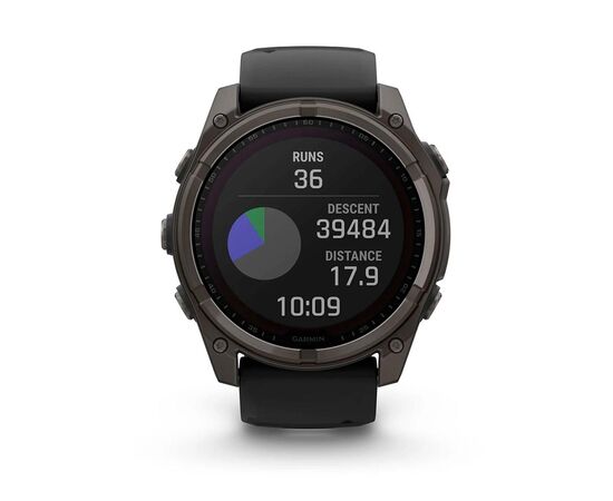 Смарт-часы Garmin fenix 8 51mm,Saph Solar,CrbnGry Ti/Blk,Blk/PblGryBnd (010-02907-11), изображение 9 Смарт-часы Garmin fenix 8 51mm,Saph Solar,CrbnGry Ti/Blk,Blk/PblGryBnd (010-02907-11), изображение 9