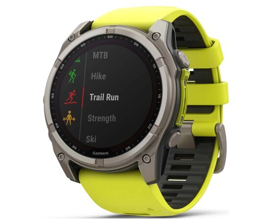 Смарт-часы Garmin fenix 8 51mm,Saph Solar, BareTi/Graphite,AmpYe/GrphBnd (010-02907-21), изображение 11 Смарт-часы Garmin fenix 8 51mm,Saph Solar, BareTi/Graphite,AmpYe/GrphBnd (010-02907-21), изображение 11