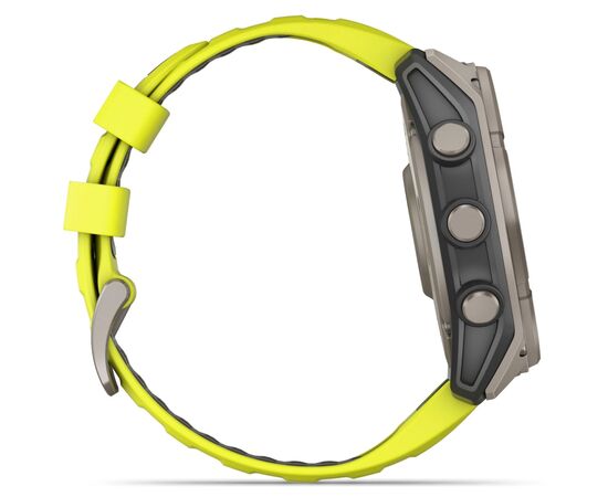 Смарт-часы Garmin fenix 8 51mm,Saph Solar, BareTi/Graphite,AmpYe/GrphBnd (010-02907-21), изображение 4 Смарт-часы Garmin fenix 8 51mm,Saph Solar, BareTi/Graphite,AmpYe/GrphBnd (010-02907-21), изображение 4
