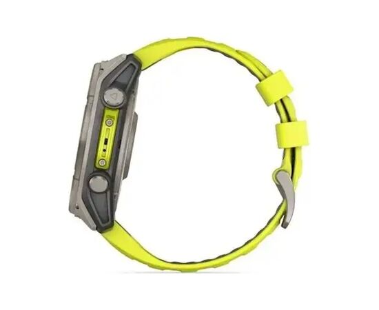 Смарт-часы Garmin fenix 8 51mm,Saph Solar, BareTi/Graphite,AmpYe/GrphBnd (010-02907-21), изображение 5 Смарт-часы Garmin fenix 8 51mm,Saph Solar, BareTi/Graphite,AmpYe/GrphBnd (010-02907-21), изображение 5