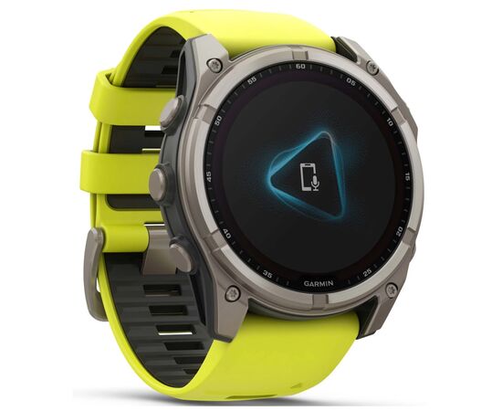 Смарт-часы Garmin fenix 8 51mm,Saph Solar, BareTi/Graphite,AmpYe/GrphBnd (010-02907-21), изображение 9 Смарт-часы Garmin fenix 8 51mm,Saph Solar, BareTi/Graphite,AmpYe/GrphBnd (010-02907-21), изображение 9