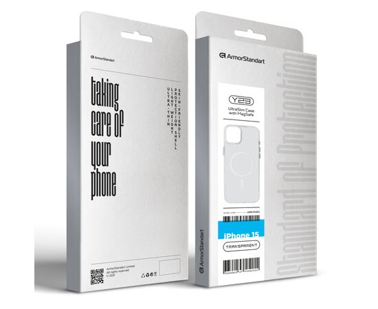 Чохол до мобільного телефона Armorstandart Y23 MagSafe Apple iPhone 15 Transparent (ARM82482), зображення 2