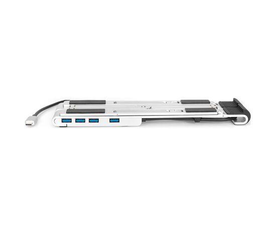 Подставка для ноутбука Digitus Variable Notebook Stand, до 17", USB-C Dock 5-Port (DA-90424), изображение 2 Подставка для ноутбука Digitus Variable Notebook Stand, до 17", USB-C Dock 5-Port (DA-90424), изображение 2