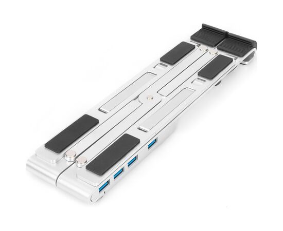 Подставка для ноутбука Digitus Variable Notebook Stand, до 17", USB-C Dock 5-Port (DA-90424), изображение 3 Подставка для ноутбука Digitus Variable Notebook Stand, до 17", USB-C Dock 5-Port (DA-90424), изображение 3