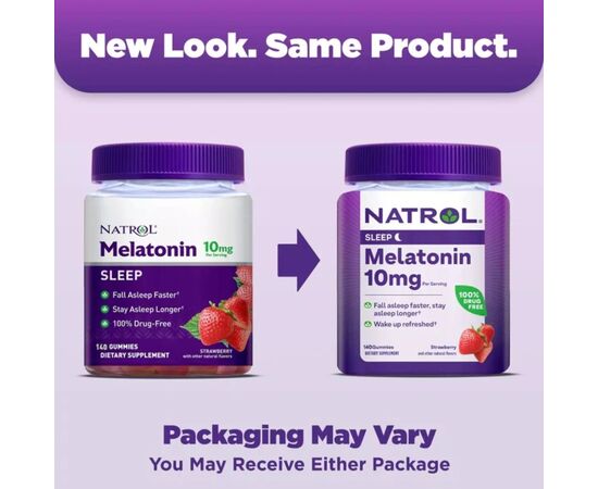 Аминокислота Natrol Мелатонин, 10 мг, вкус клубники, Melatonin, 140 жевательных ко (NTL-07683), изображение 2 Аминокислота Natrol Мелатонин, 10 мг, вкус клубники, Melatonin, 140 жевательных ко (NTL-07683), изображение 2