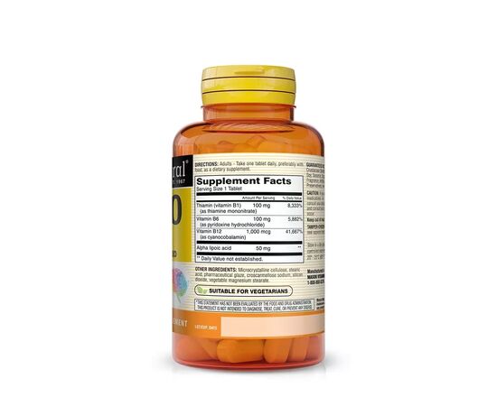 Вітамінно-мінеральний комплекс Mason Natural Нейрокомплекс з альфа-ліпоєвою кислотою, Neuro Complex with Alpha (MAV18591), зображення 2 Вітамінно-мінеральний комплекс Mason Natural Нейрокомплекс з альфа-ліпоєвою кислотою, Neuro Complex with Alpha (MAV18591), зображення 2
