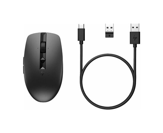 Мышка HP 710 Silent Rechargeable Wireless Black (6E6F2AA), изображение 4 Мышка HP 710 Silent Rechargeable Wireless Black (6E6F2AA), изображение 4
