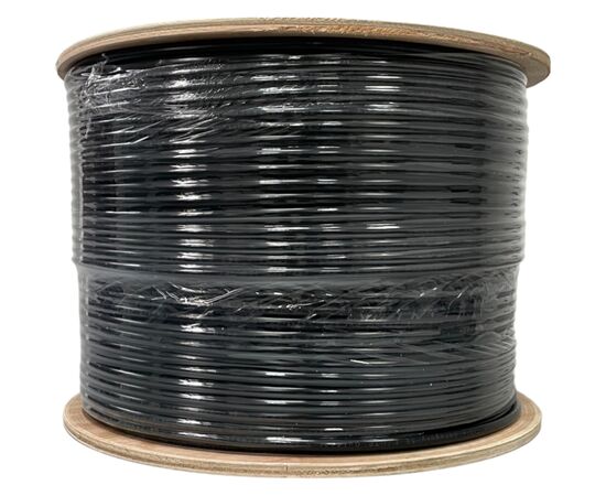 Кабель сетевой GEAR UTP 305м, cat.5e, CCA, 4*2*0,51, PVC+PE, outdoor, steel wire (GEC-UTPCCAOUTSC051305), изображение 2 Кабель сетевой GEAR UTP 305м, cat.5e, CCA, 4*2*0,51, PVC+PE, outdoor, steel wire (GEC-UTPCCAOUTSC051305), изображение 2