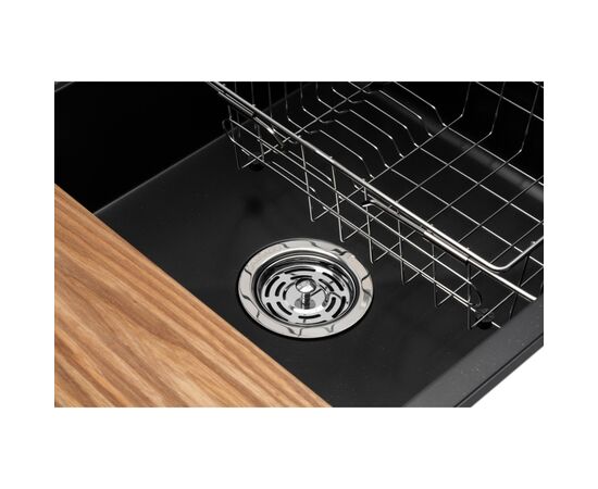 Мийка кухонна GRANADO Royal Estella black (+ подрібнювач Algar 1000 + змішувач Ferrol inox + дозвтор Redondo inox + ко (ksg0301), зображення 4