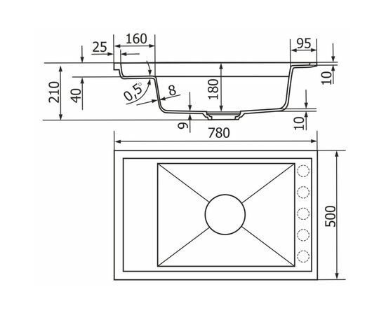 Мойка кухонная GRANADO Royal Estella terra (+ подрібнювач Algar 1000 + змішувач Ferrol inox + дозатор Redondo inox + ко (ksg0303), изображение 12 Мойка кухонная GRANADO Royal Estella terra (+ подрібнювач Algar 1000 + змішувач Ferrol inox + дозатор Redondo inox + ко (ksg0303), изображение 12
