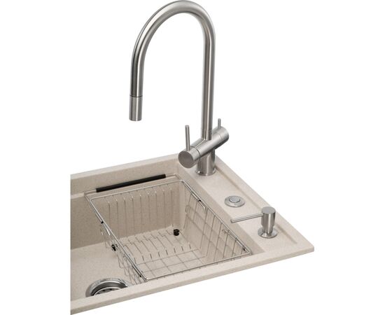 Мойка кухонная GRANADO Royal Estella terra (+ подрібнювач Algar 1000 + змішувач Ferrol inox + дозатор Redondo inox + ко (ksg0303), изображение 3 Мойка кухонная GRANADO Royal Estella terra (+ подрібнювач Algar 1000 + змішувач Ferrol inox + дозатор Redondo inox + ко (ksg0303), изображение 3