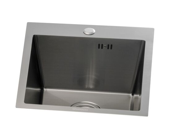 Мойка кухонная GRANADO Pravia S201 black (GS01201B), изображение 2 Мойка кухонная GRANADO Pravia S201 black (GS01201B), изображение 2
