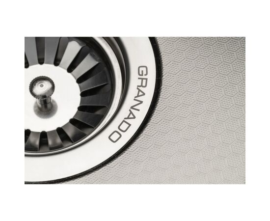 Мойка кухонная GRANADO Under top max STEEL S201 black honeycomb (GS07201BH), изображение 6