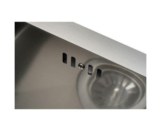 Мойка кухонная GRANADO Under top STEEL S201 black (GS08201B), изображение 4 Мойка кухонная GRANADO Under top STEEL S201 black (GS08201B), изображение 4