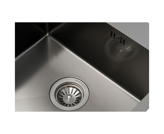 Мойка кухонная GRANADO Galera S201 black honeycomb (GS02201BH), изображение 7 Мойка кухонная GRANADO Galera S201 black honeycomb (GS02201BH), изображение 7