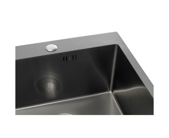 Мойка кухонная GRANADO Galera S201 black honeycomb (GS02201BH), изображение 8 Мойка кухонная GRANADO Galera S201 black honeycomb (GS02201BH), изображение 8