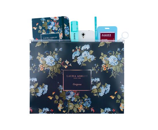 Папка на молнии Axent zip-lock А4 Laura Ashley, Gorgeous (1497-31-A), изображение 3 Папка на молнии Axent zip-lock А4 Laura Ashley, Gorgeous (1497-31-A), изображение 3