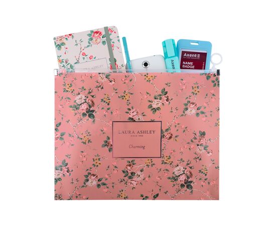 Папка на молнии Axent zip-lock А4 Laura Ashley, Charming (1497-30-A), изображение 3 Папка на молнии Axent zip-lock А4 Laura Ashley, Charming (1497-30-A), изображение 3