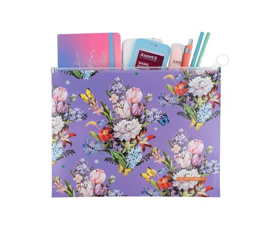 Папка на молнии Axent zip-lock А4 Olga Selyshcheva, Secret Garden (1497-35-A), изображение 3 Папка на молнии Axent zip-lock А4 Olga Selyshcheva, Secret Garden (1497-35-A), изображение 3