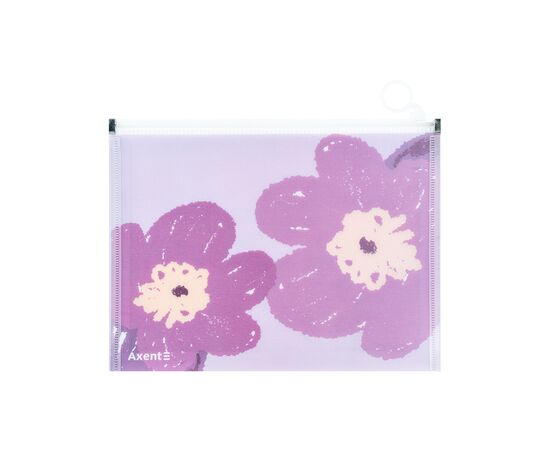 Папка на молнии Axent zip-lock А5 Lavender-4 (1498-39-A), изображение 2 Папка на молнии Axent zip-lock А5 Lavender-4 (1498-39-A), изображение 2