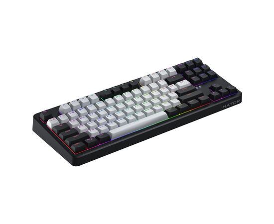 Клавиатура Hator Rockfall 3 Mecha TKL QMK/VIA Orange Wireless Black (HTK850UA), изображение 3 Клавиатура Hator Rockfall 3 Mecha TKL QMK/VIA Orange Wireless Black (HTK850UA), изображение 3