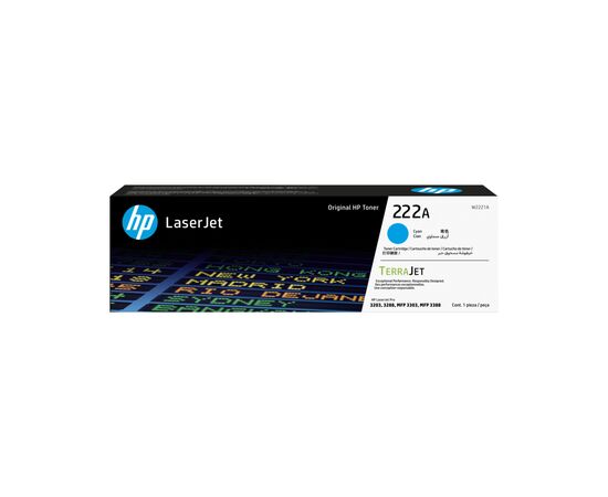 Картридж HP CLJ  222A Cyan 1.2K (W2221A)