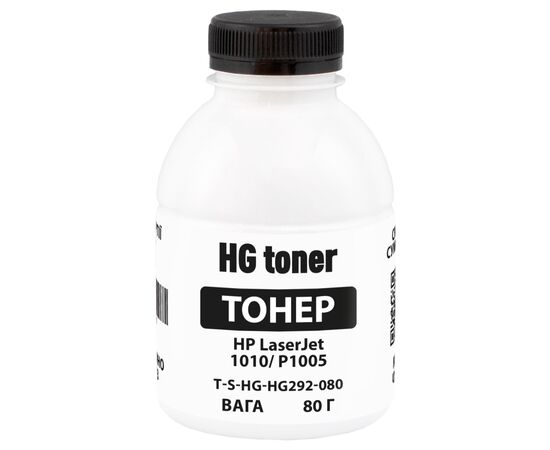 Тонер HP LJ 1010/P1005, 80 г HG (TSM-HG292-080)